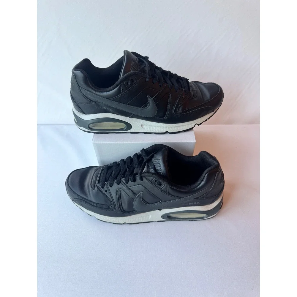 Nike Air Max Command Mens Black Leather Low Top Sneakers Size 11.5 629993-032